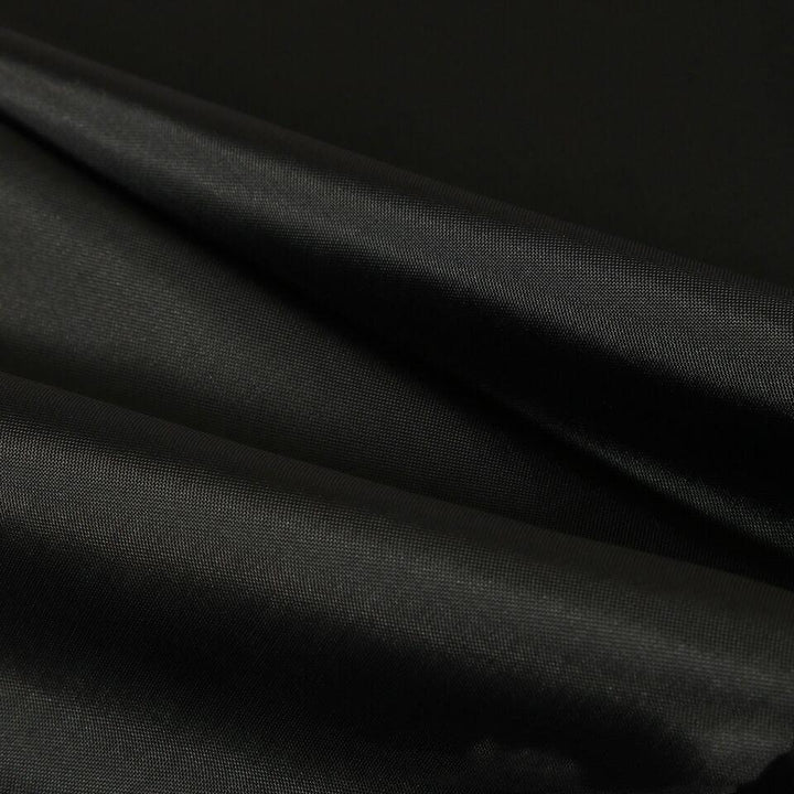 Vandtæt sort polyester bruseforhæng med forskellige størrelsesmuligheder