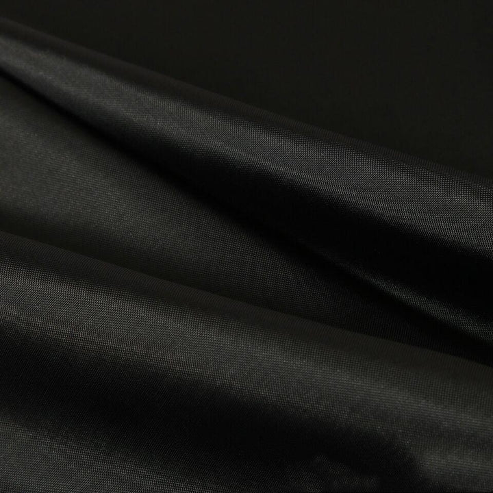 Vandtæt sort polyester bruseforhæng med forskellige størrelsesmuligheder