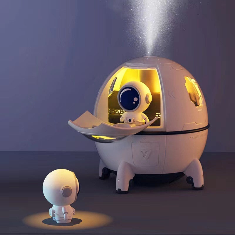 Bærbar Astronaut Luftfugter med Nattelys &amp; Aroma Diffuser - AstroMist