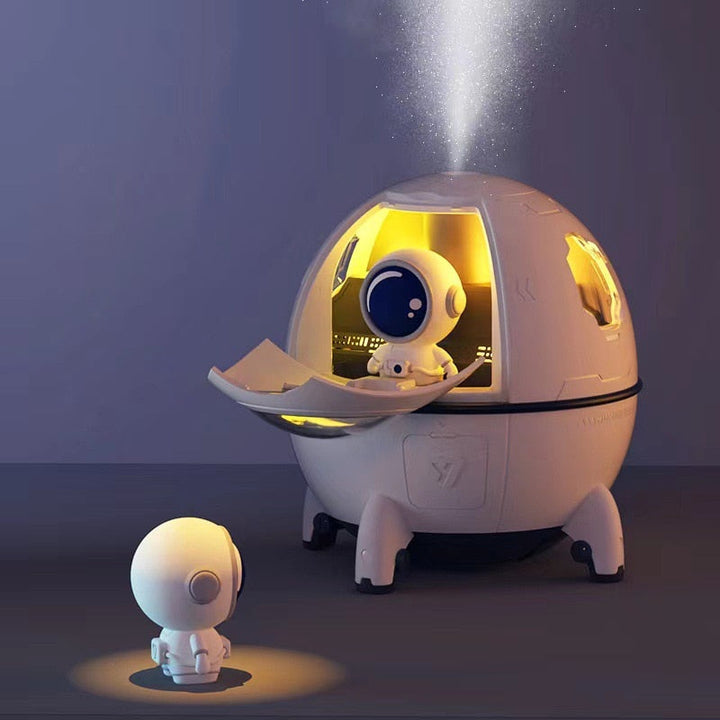 Bærbar Astronaut Luftfugter med Nattelys &amp; Aroma Diffuser - AstroMist