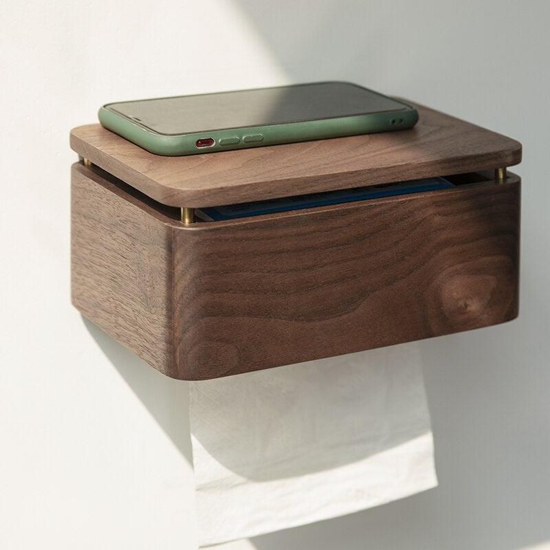 Træ Toiletpapirholder