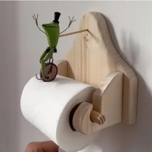 Toiletpapirholder Original Frø på Cyklen