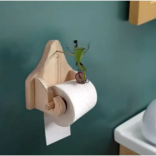 Toiletpapirholder Original Frø på Cyklen