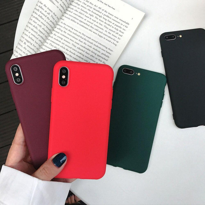 Aleta - Blød Silikone Mat iPhone Cover |