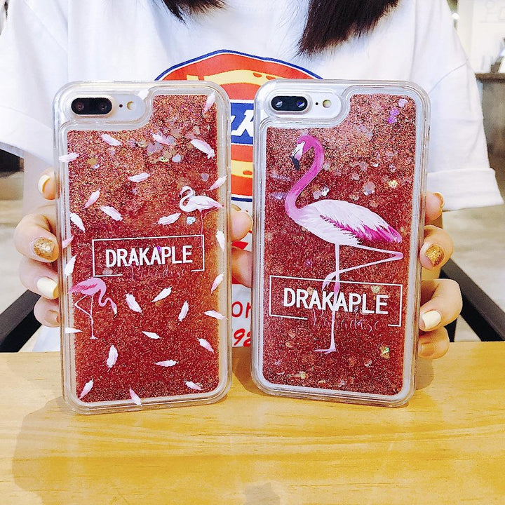 Smuk i Pink Glitter Mobilcover |