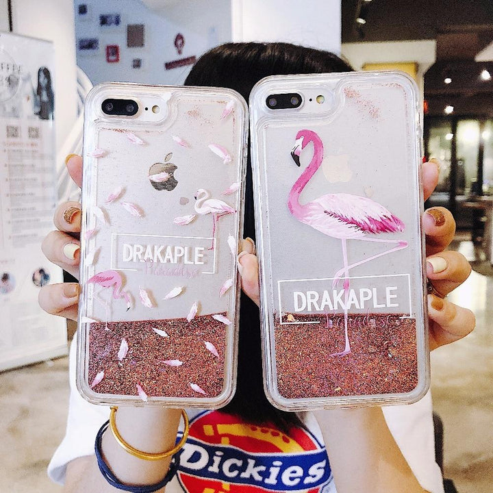 Smuk i Pink Glitter Mobilcover |