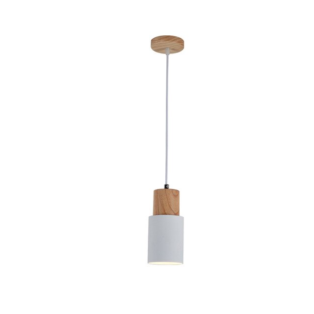 Designer Nordic Wood Base Pendellampe