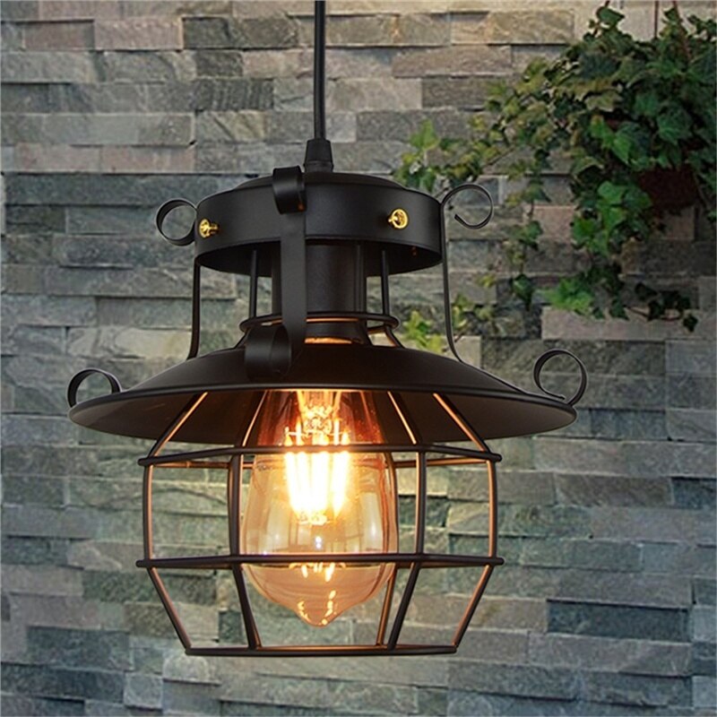 Retro Antik Industriel Loftlampe