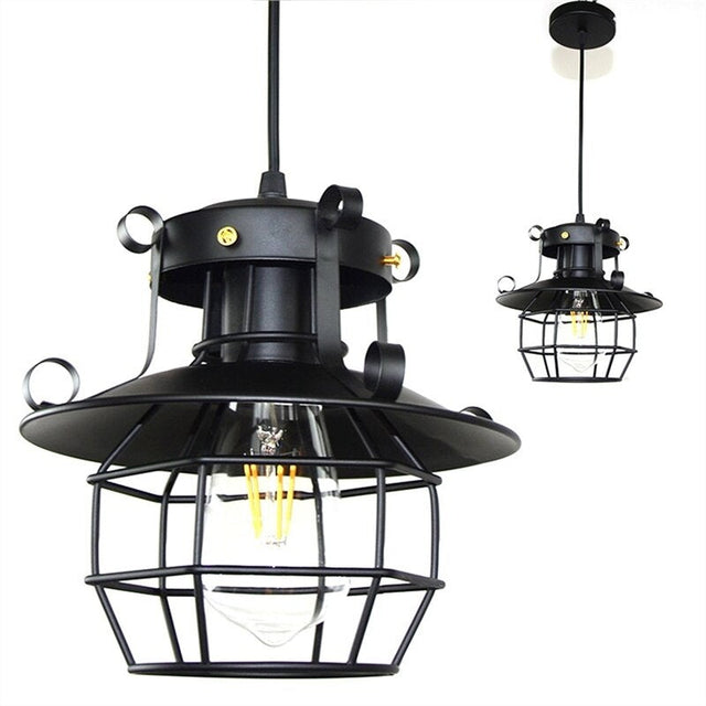 Retro Antik Industriel Loftlampe