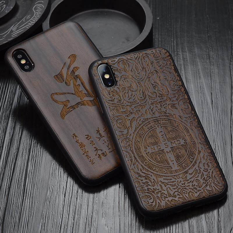 Luksus Træ Fleksibel iPhone Cover