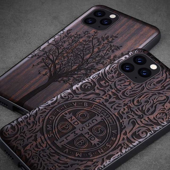 Luksus Træ Fleksibel iPhone Cover
