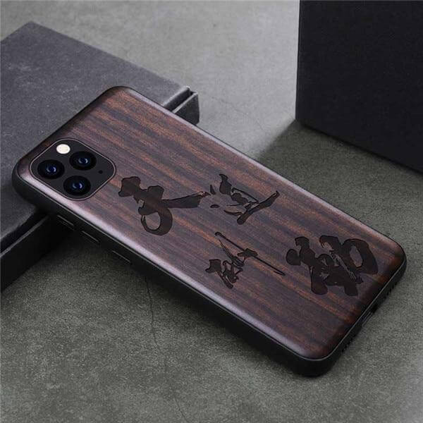 Luksus Træ Fleksibel iPhone Cover