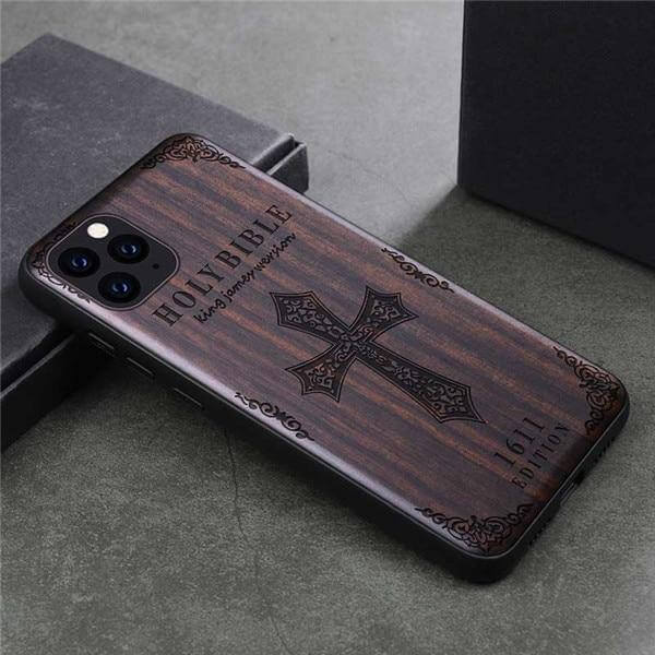 Luksus Træ Fleksibel iPhone Cover