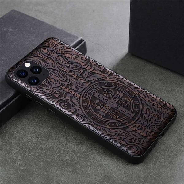 Luksus Træ Fleksibel iPhone Cover