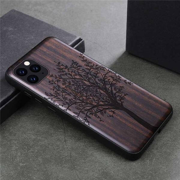 Luksus Træ Fleksibel iPhone Cover