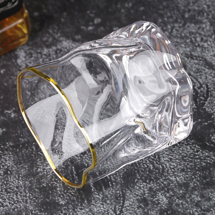 Forvrænget Tekstur Whisky Glas Sæt