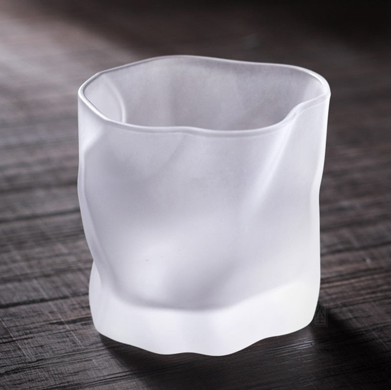 Forvrænget Tekstur Whisky Glas Sæt