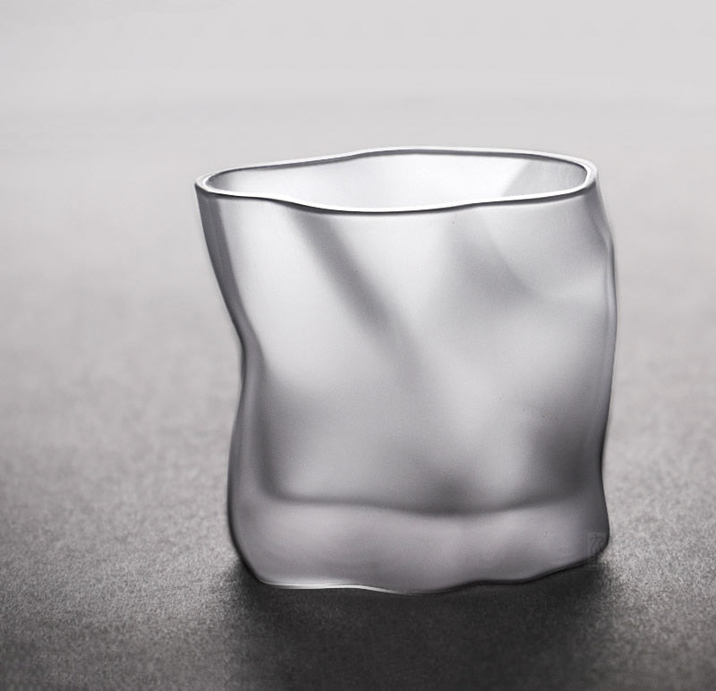 Forvrænget Tekstur Whisky Glas Sæt