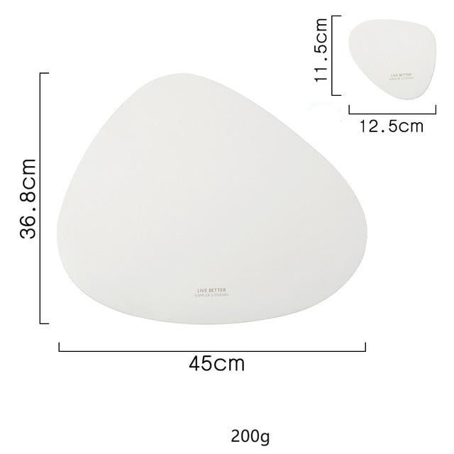 4 farver Triangle Placemat Sæt