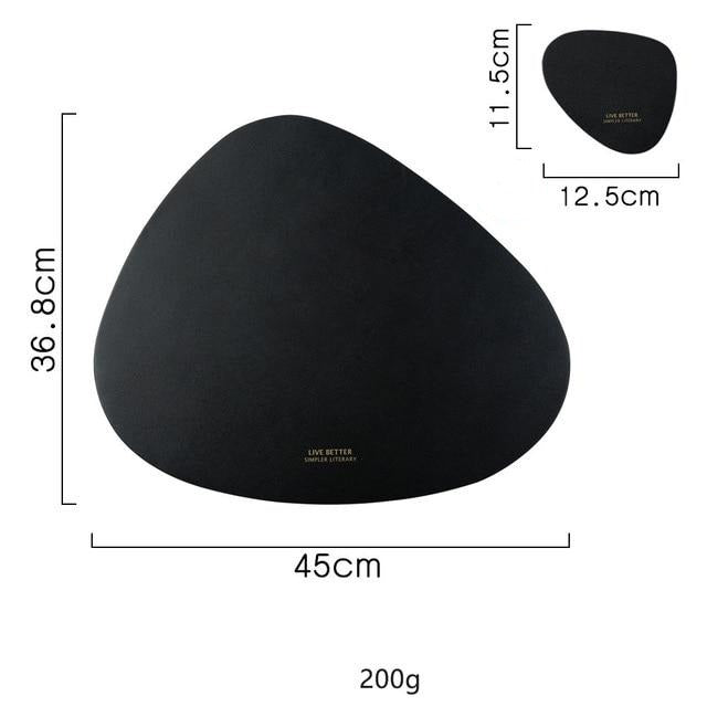 4 farver Triangle Placemat Sæt