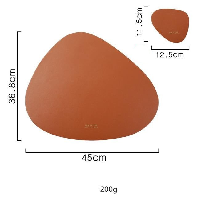 4 farver Triangle Placemat Sæt