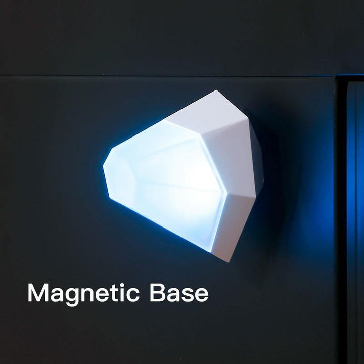 2i1 Diamant LED Nattelys Trådløs Oplader