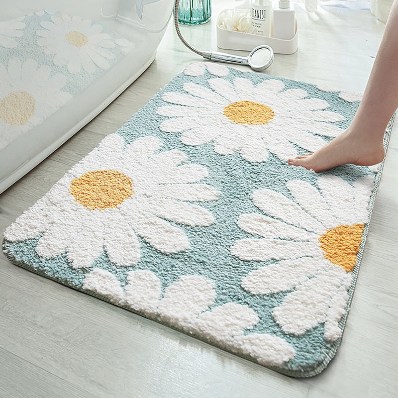 Daisy Bloom Badeværelsesmåtte