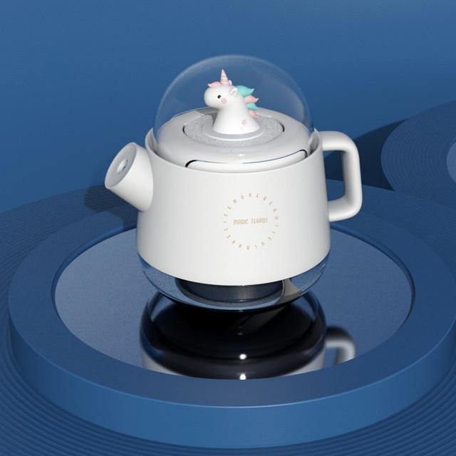 Teapot USB farverig luftfugter natlys