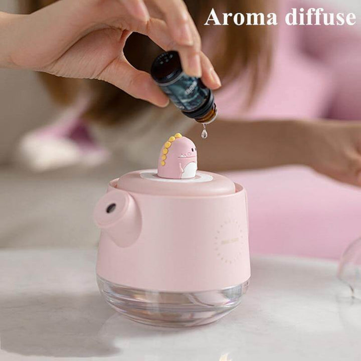 Teapot USB farverig luftfugter natlys