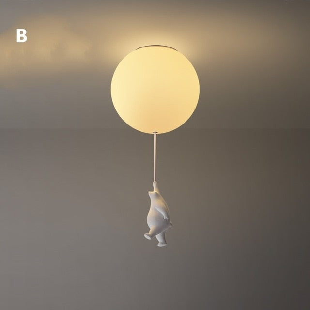 Ballon Bjørn Loftlampe