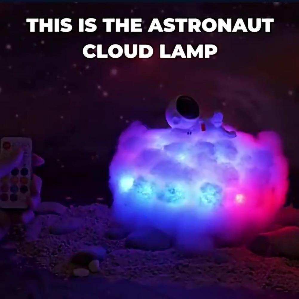 Astronaut farverig Skyer Nattelys