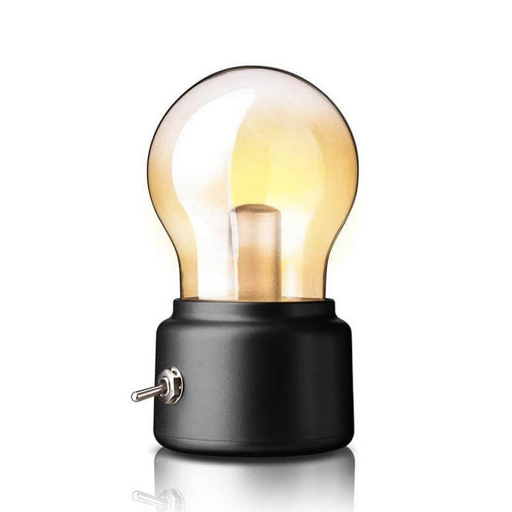 Vintage Lyspære Bordlampe