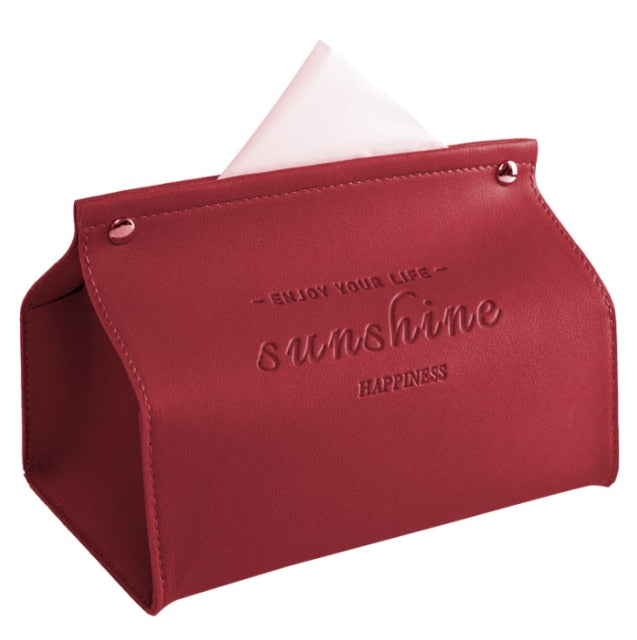Logan Faux Læder Tissue Box
