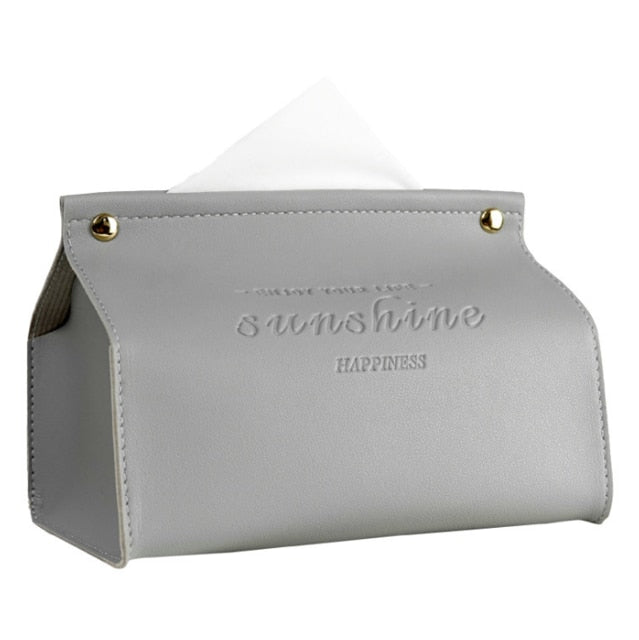 Logan Faux Læder Tissue Box