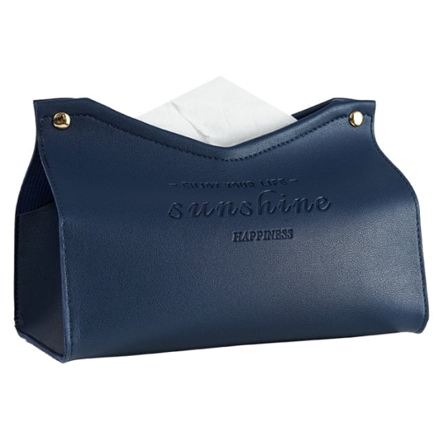 Logan Faux Læder Tissue Box