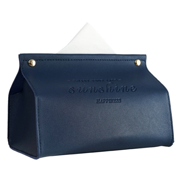 Logan Faux Læder Tissue Box