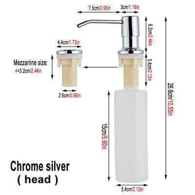 Vask-mounted sæbe dispenser