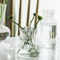 Petal-Struktureret-Glas Accenter & Vaser