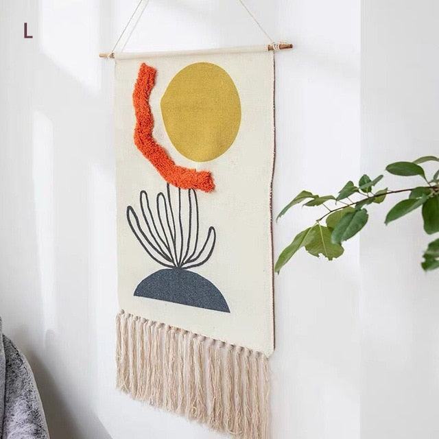 Geometrisk Tuftet Vægteppe