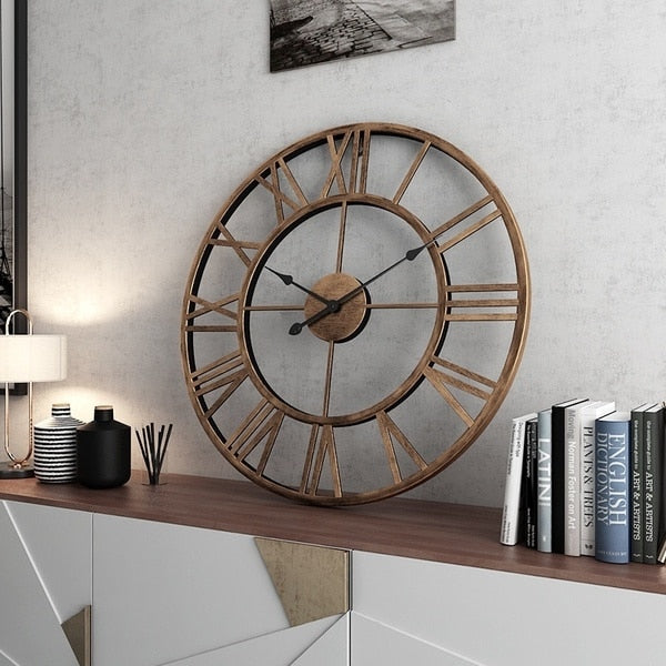 3D Store Romerske Tal Vægur Hjem