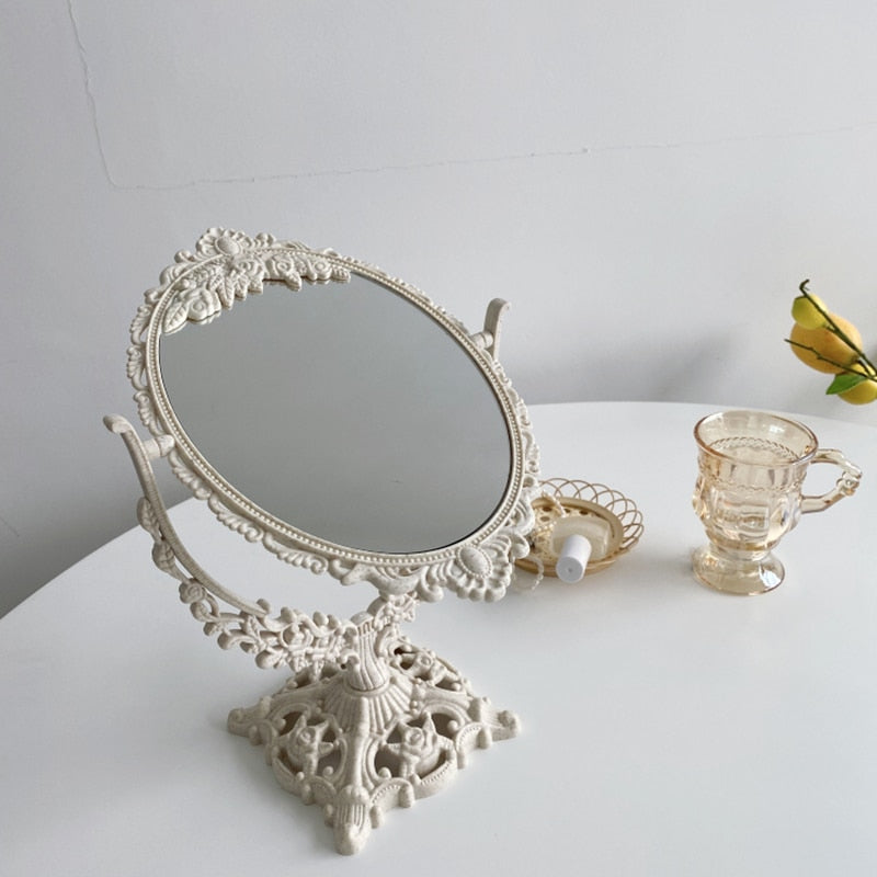 Nordisk Vintage Dekorativ Makeup Spejl |
