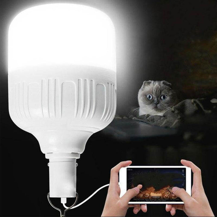 Udendørs USB Genopladelig LED Natlampe Pære |