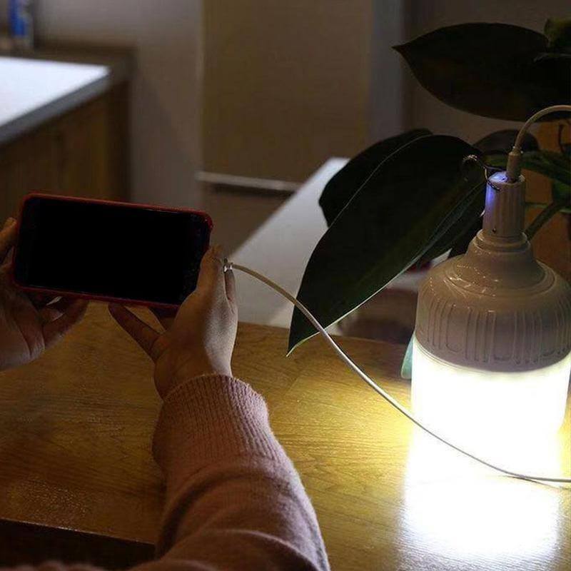 Udendørs USB Genopladelig LED Natlampe Pære |