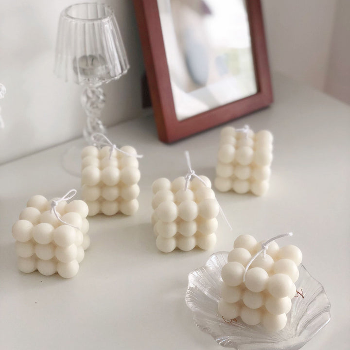 Cube Soy Wax Hvidt Lys