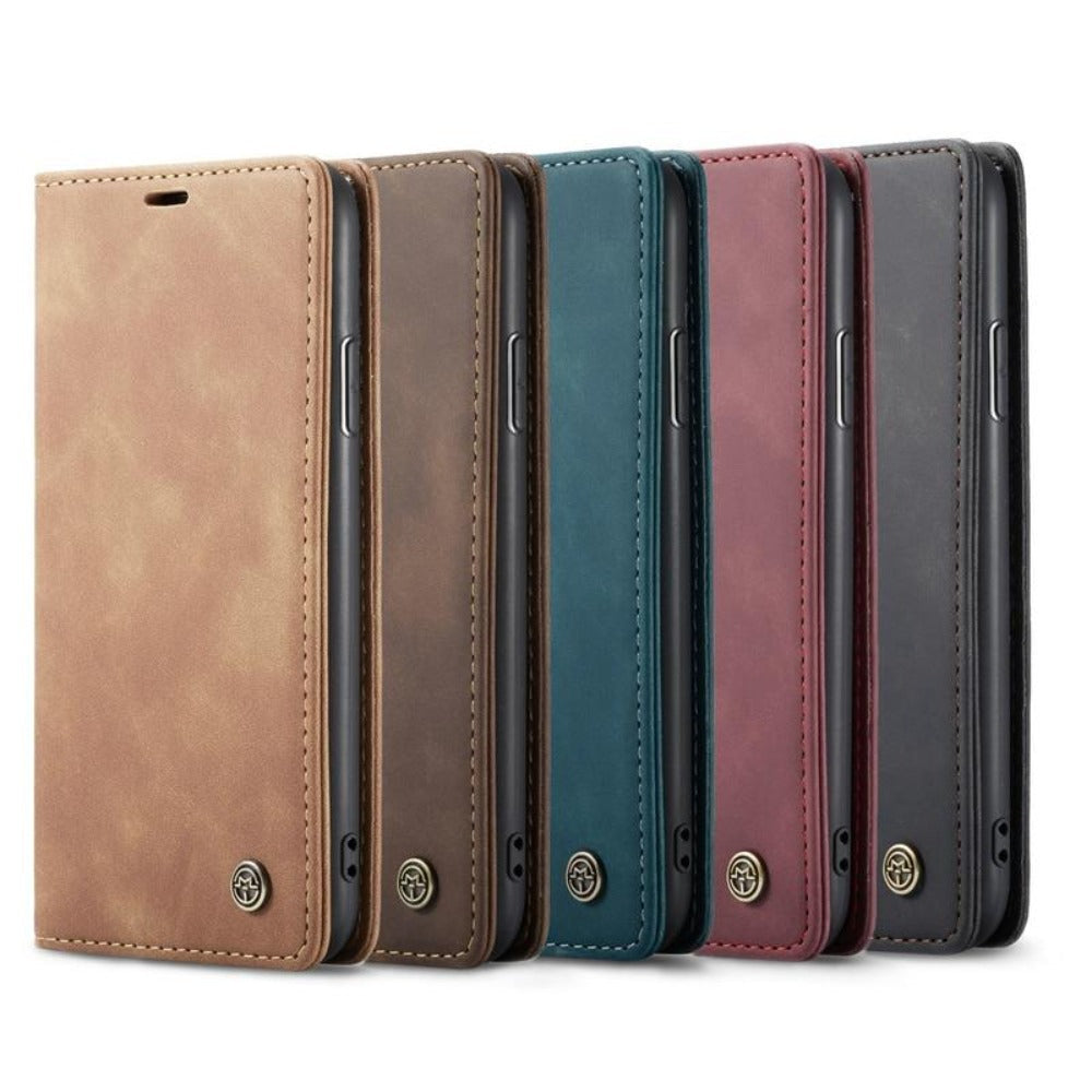 Magnetisk Flip Wallet Cover til iPhone