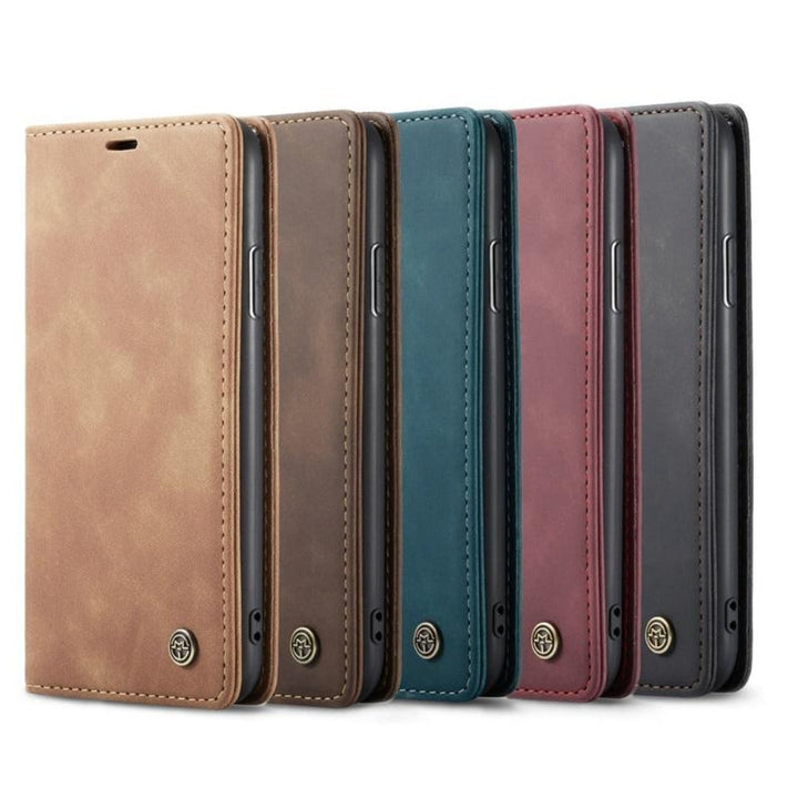 Magnetisk Flip Wallet Cover til iPhone