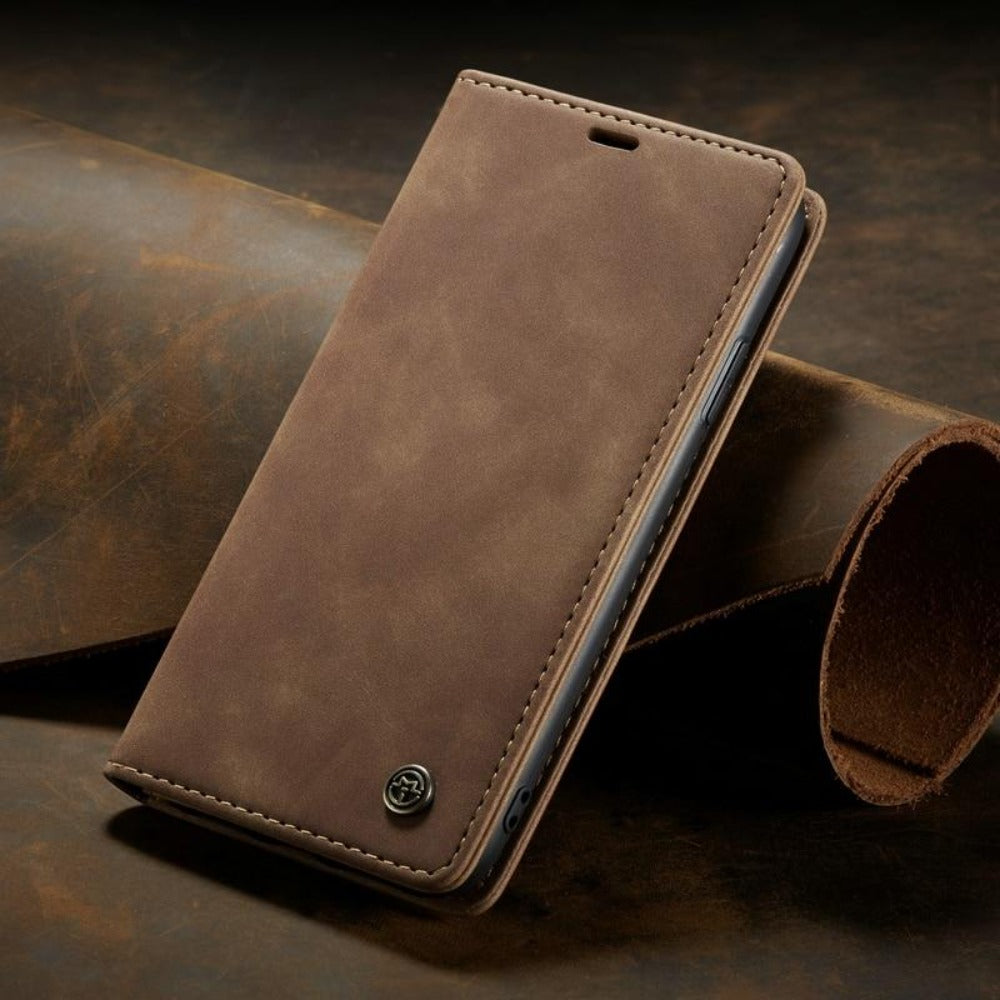 Magnetisk Flip Wallet Cover til iPhone
