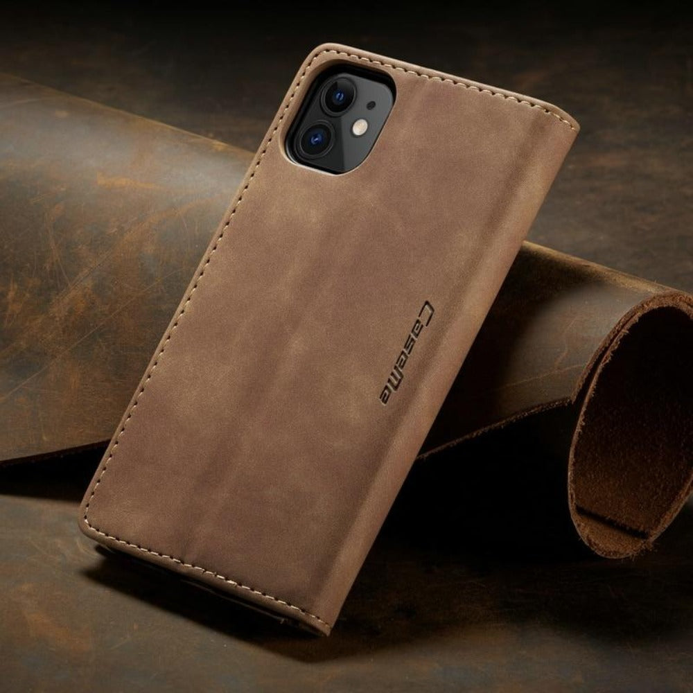 Magnetisk Flip Wallet Cover til iPhone