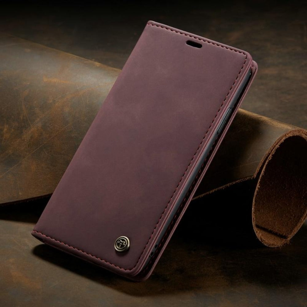 Magnetisk Flip Wallet Cover til iPhone