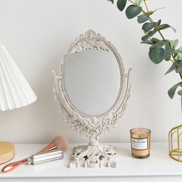 Nordisk Vintage Dekorativ Makeup Spejl |